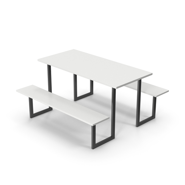 Picnic Table White PNG & PSD Images
