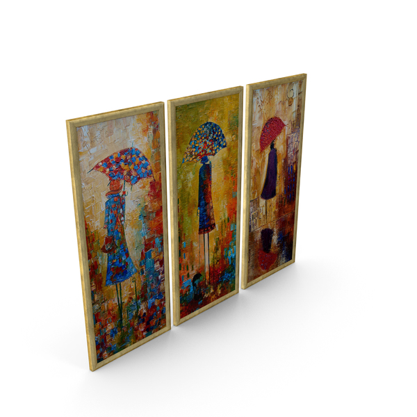 Painting: Pictures Walk in the City PNG & PSD Images Painting: Pictures Walk in the City PNG & PSD Images