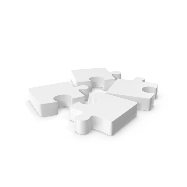 Pieces Fallen Puzzle White PNG & PSD Images