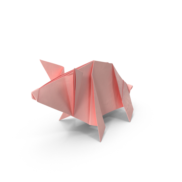 Origami: Pig PNG & PSD Images Origami: Pig PNG & PSD Images