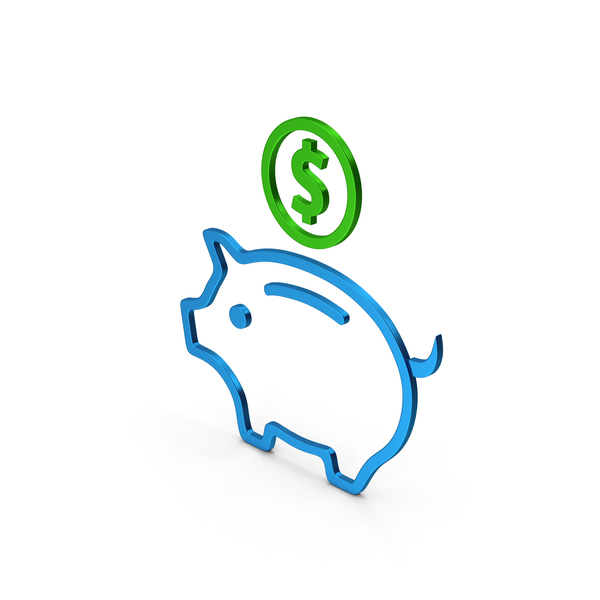 Piggy Bank Colored Metallic PNG & PSD Images Piggy Bank Colored Metallic PNG & PSD Images