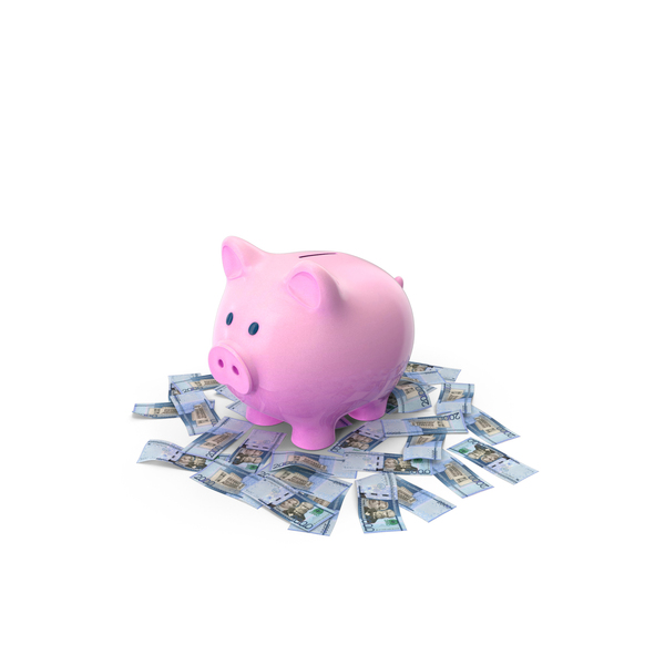 Currency: Piggy Bank Save Ground Dominican 2000 Pesos PNG & PSD Images
