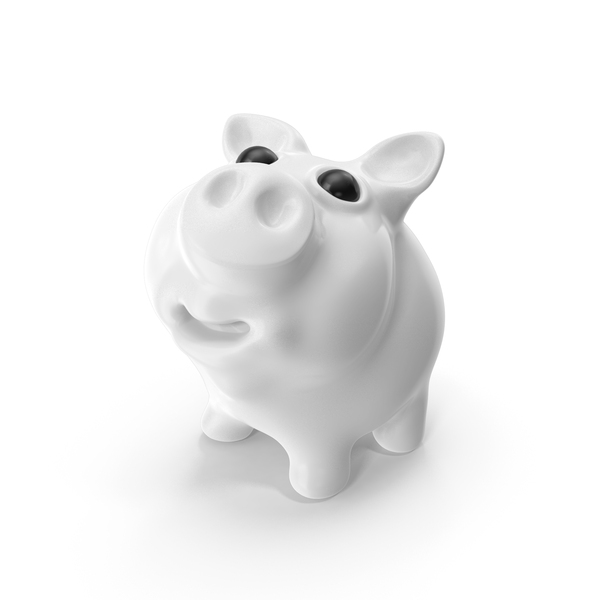 Piggy Bank White PNG Images & PSDs for Download | PixelSquid - S119480137