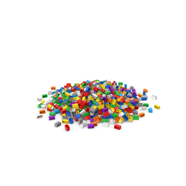 Lego: Pile Of 2x1 Brick Toys PNG & PSD Images