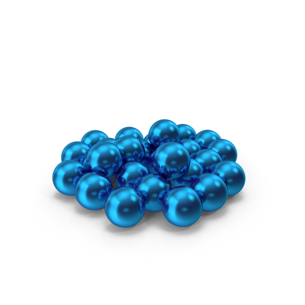 Sphere: Pile Of Blue Balls PNG & PSD Images