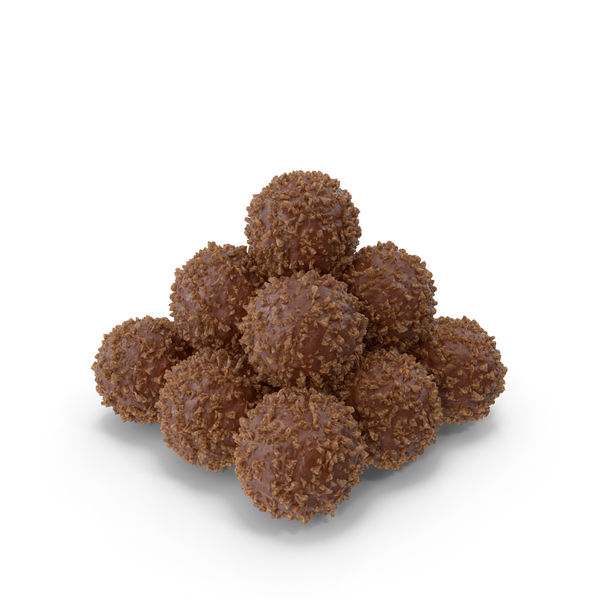 Pile of Chocolate Balls with Nuts PNG & PSD Images Pile of Chocolate Balls with Nuts PNG & PSD Images