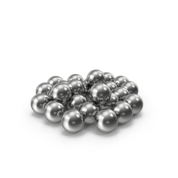 Sphere: Pile Of Silver Balls PNG & PSD Images