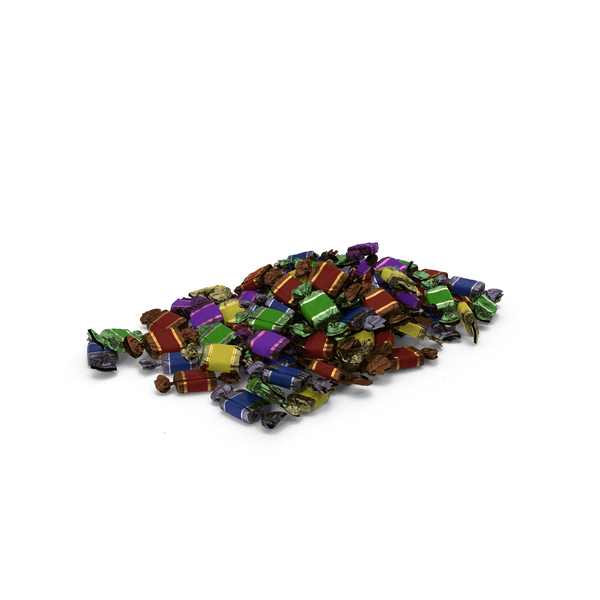 Pile of Wrapped Toffee Candy PNG & PSD Images Pile of Wrapped Toffee Candy PNG & PSD Images