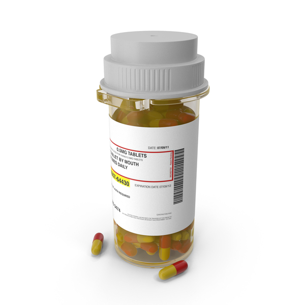 Medicine: Pill Bottle PNG & PSD Images