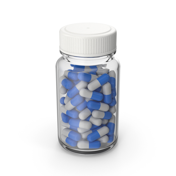 Pill Bottle With Blue Capsules PNG & PSD Images Pill Bottle With Blue Capsules PNG & PSD Images