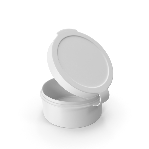 Pill Pod Hinge Top 1/2oz Open White PNG & PSD Images Pill Pod Hinge Top 1/2oz Open White PNG & PSD Images
