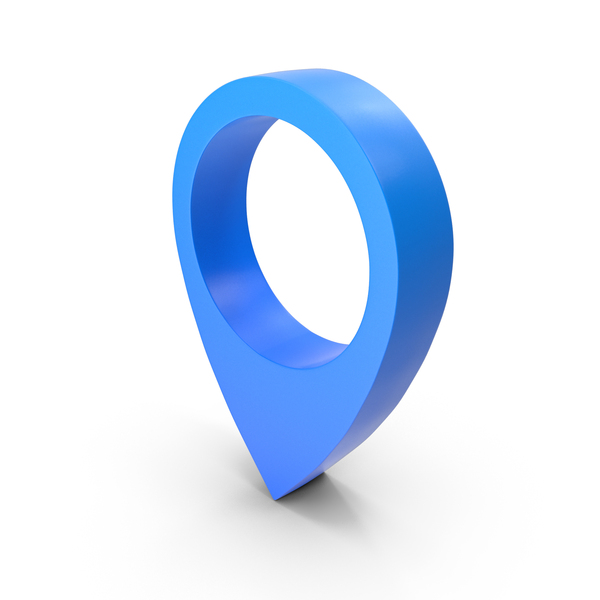 Pin Locate Navigate Blue PNG & PSD Images