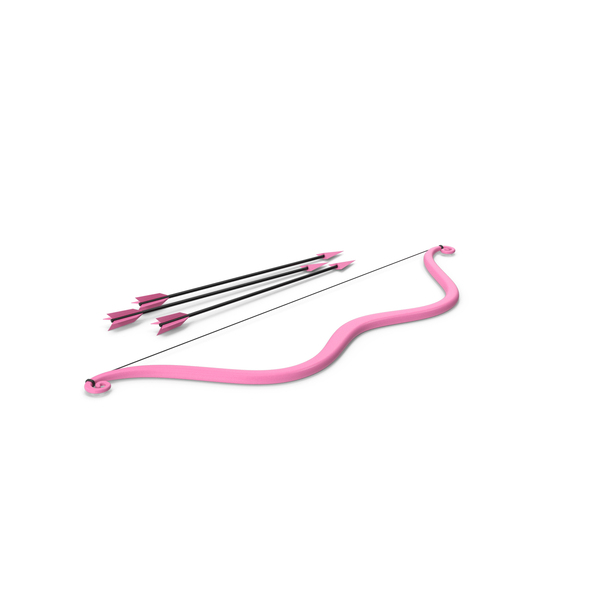 Hunting: Pink Arrow And Bow PNG & PSD Images Hunting: Pink Arrow And Bow PNG & PSD Images