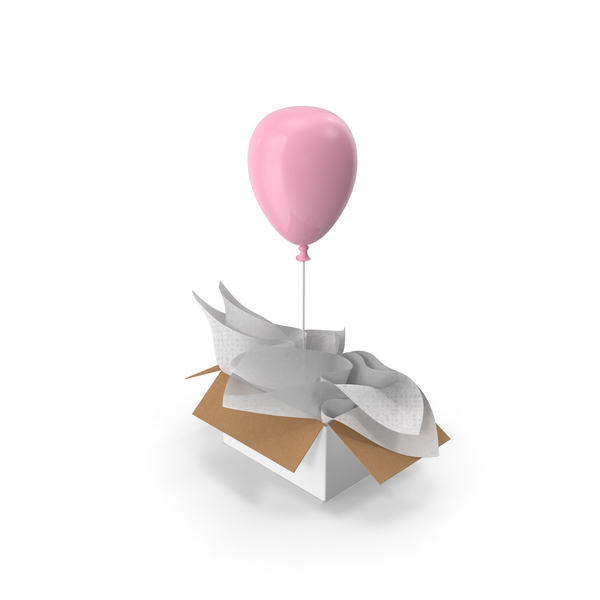Gift Card: Pink Balloon Surprise Box PNG & PSD Images Gift Card: Pink Balloon Surprise Box PNG & PSD Images