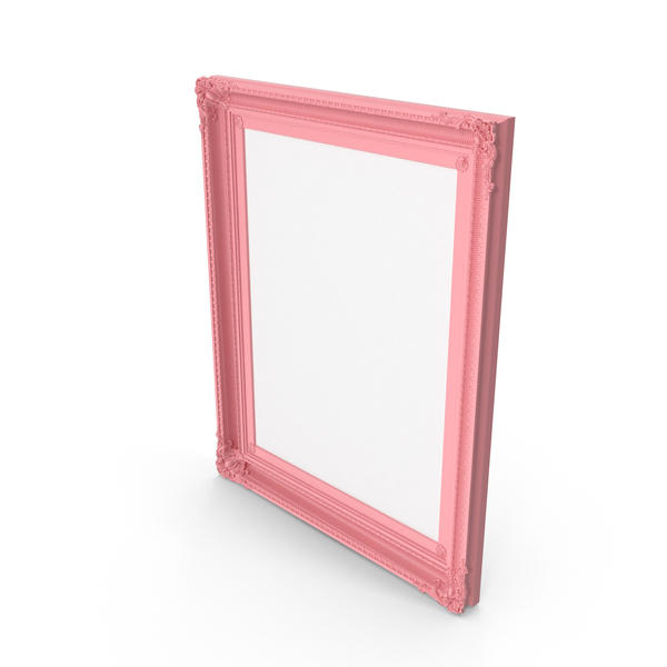 Frame: Pink Baroque Picture PNG & PSD Images