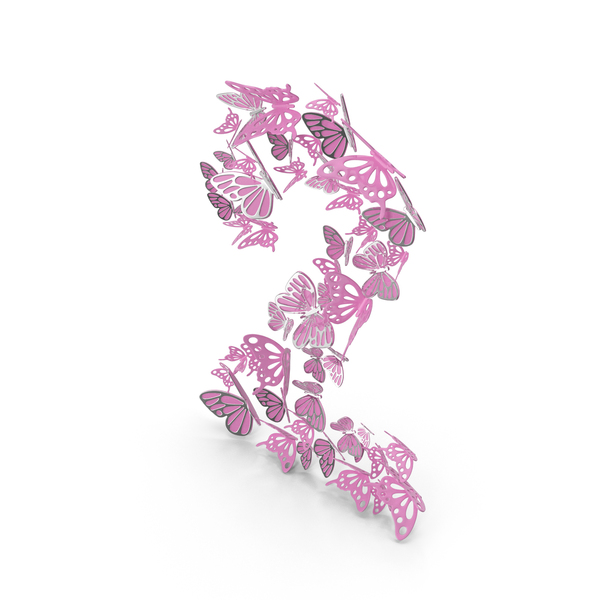 Pink Butterflies Number 2 PNG & PSD Images Pink Butterflies Number 2 PNG & PSD Images