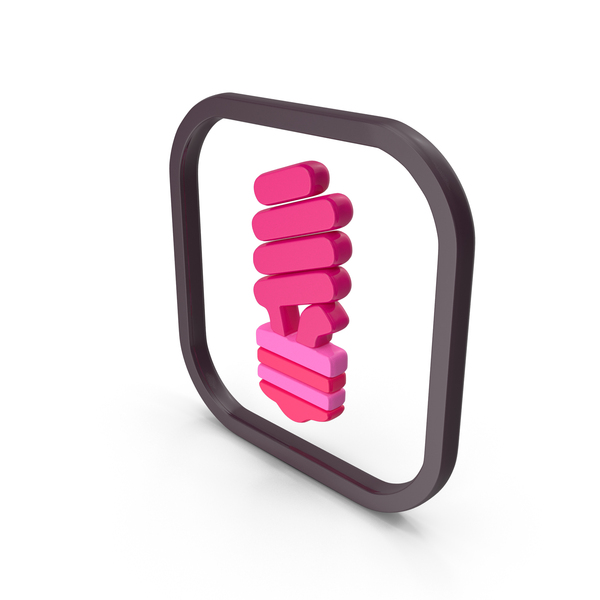 Symbols: Pink CFL Lamp Symbol PNG & PSD Images Symbols: Pink CFL Lamp Symbol PNG & PSD Images