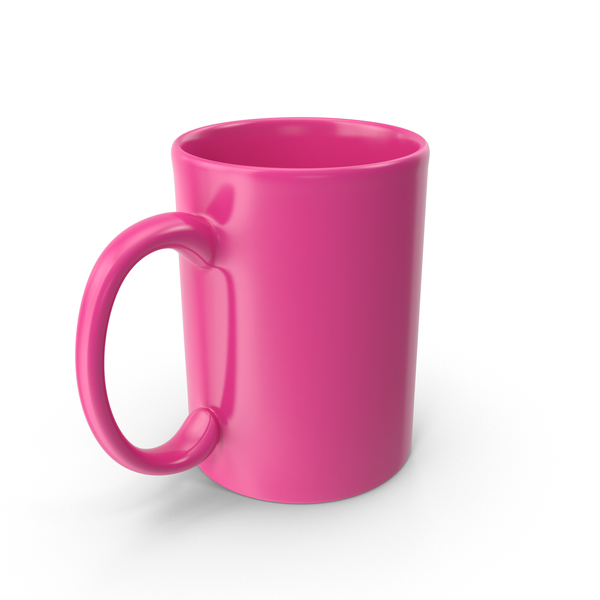 Pink cup. Ярко розовая Кружка. Кружка с розовой ручкой.