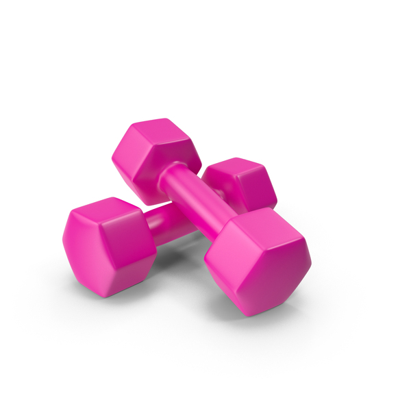 Dumbbell: Pink Dumbbells PNG & PSD Images