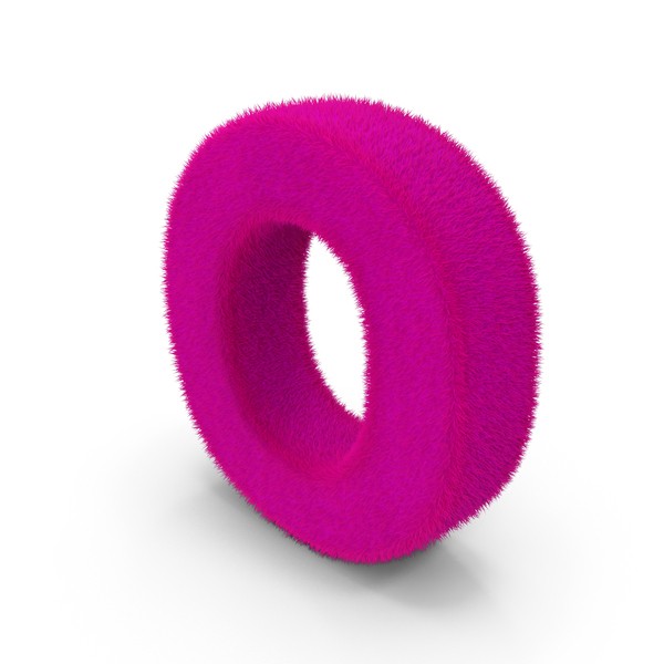 Language: Pink Font Regular Fur Letter O PNG & PSD Images