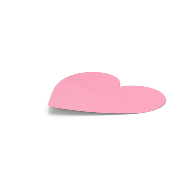 Pink Heart Sticky Note PNG Images & PSDs for Download | PixelSquid ...
