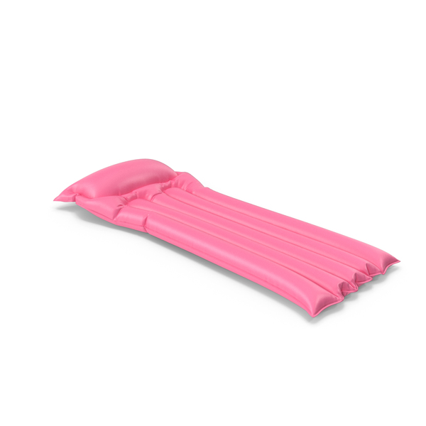 Pool Raft: Pink Lilo Inflatable Mattress PNG & PSD Images