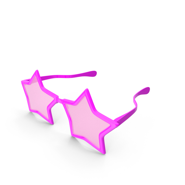 Pink Party Giant Star Sunglasses PNG & PSD Images Pink Party Giant Star Sunglasses PNG & PSD Images