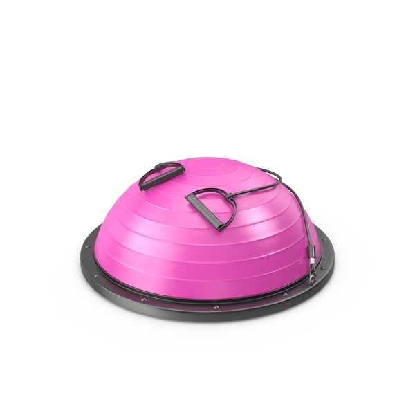 Exercise: Pink Pilates Half Balance Ball With Elastic Rope PNG & PSD Images Exercise: Pink Pilates Half Balance Ball With Elastic Rope PNG & PSD Images