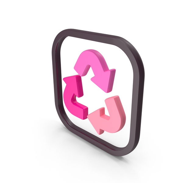 Symbols: Pink Recycle Symbol PNG & PSD Images Symbols: Pink Recycle Symbol PNG & PSD Images