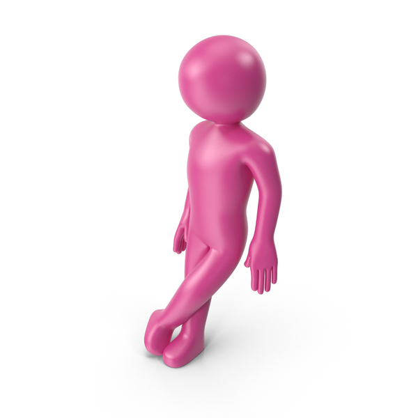 Pink Stickman Leaning PNG & PSD Images Pink Stickman Leaning PNG & PSD Images