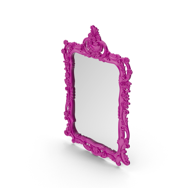 Pink Wall Baroque Mirror PNG & PSD Images Pink Wall Baroque Mirror PNG & PSD Images