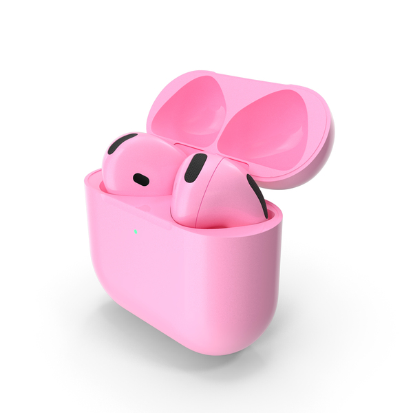 Earphones: Pink Wireless Earbuds In Charging Case PNG & PSD Images Earphones: Pink Wireless Earbuds In Charging Case PNG & PSD Images
