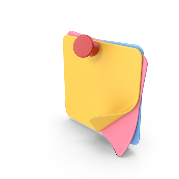 Pinned Paper PNG & PSD Images