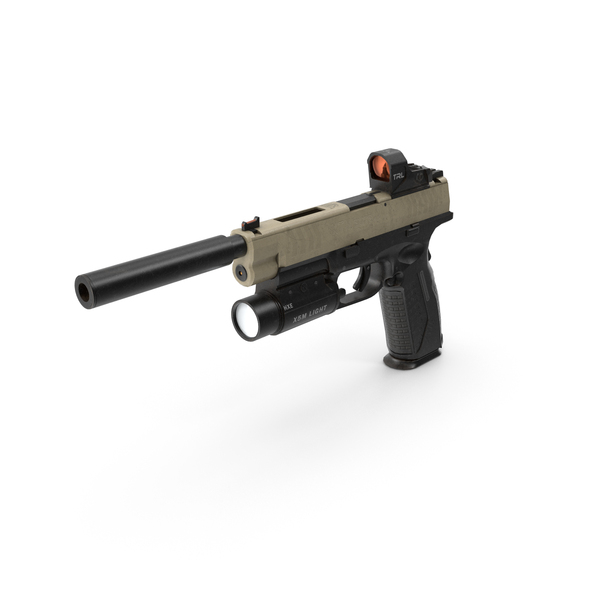 Handgun: Pistol Black and Brown PNG & PSD Images Handgun: Pistol Black and Brown PNG & PSD Images