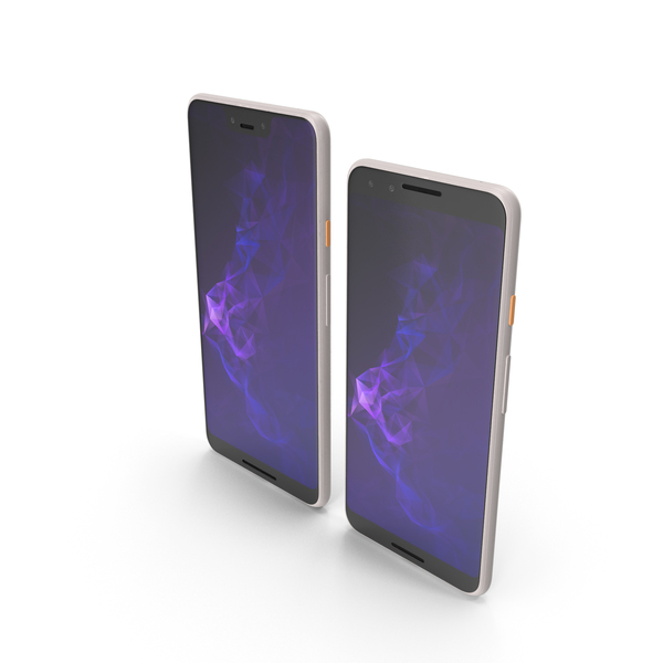 Smartphone: Pixel 3 and Pixel 3XL Gold PNG & PSD Images Smartphone: Pixel 3 and Pixel 3XL Gold PNG & PSD Images