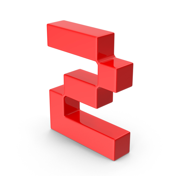 Roman Alphabet: Pixel Font Red Number 2 PNG & PSD Images Roman Alphabet: Pixel Font Red Number 2 PNG & PSD Images
