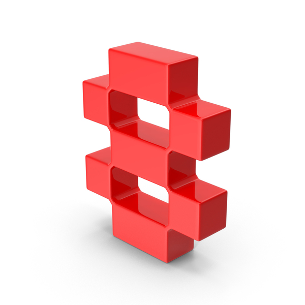 Roman Alphabet: Pixel Font Red Number 8 PNG & PSD Images Roman Alphabet: Pixel Font Red Number 8 PNG & PSD Images