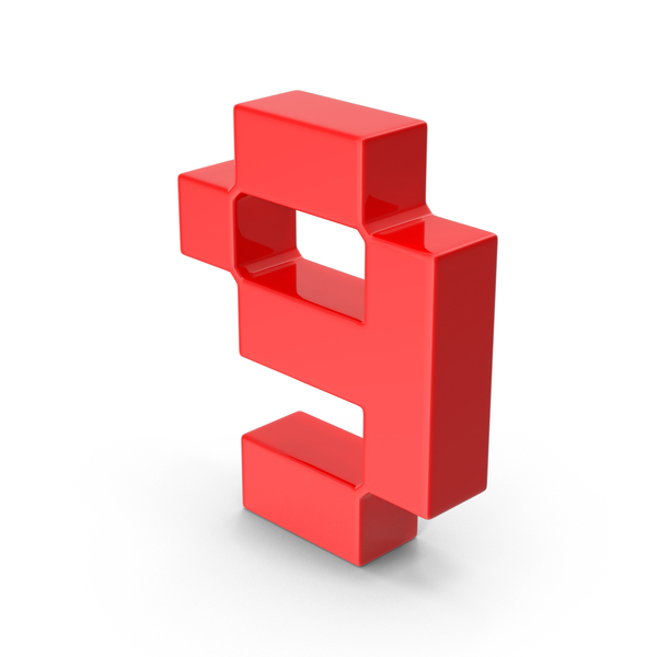 Roman Alphabet: Pixel Font Red Number 9 PNG & PSD Images Roman Alphabet: Pixel Font Red Number 9 PNG & PSD Images