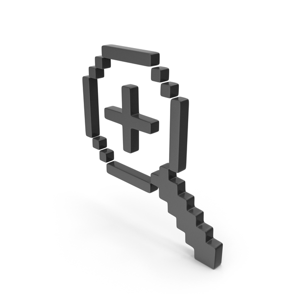 Cursor: Pixel Style Design Magnifier Plus Black PNG & PSD Images Cursor: Pixel Style Design Magnifier Plus Black PNG & PSD Images