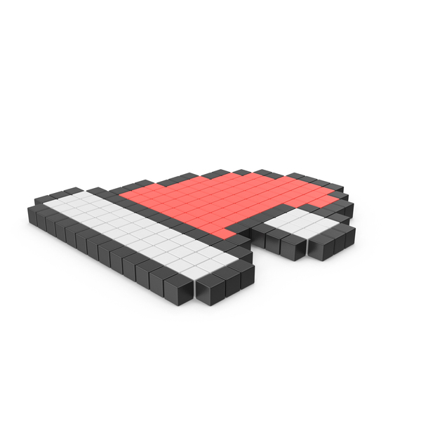 Computer: Pixelated Santa Hat Icon PNG & PSD Images