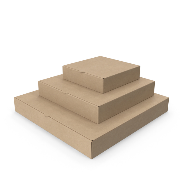 Box: Pizza Boxes Kraft Paper PNG & PSD Images