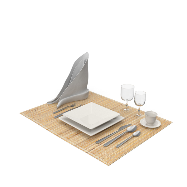 Place Setting: Placemat PNG & PSD Images Place Setting: Placemat PNG & PSD Images