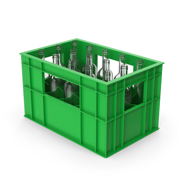 Beer: Plastic Bottle Crate With Empty Bottles PNG & PSD Images Beer: Plastic Bottle Crate With Empty Bottles PNG & PSD Images