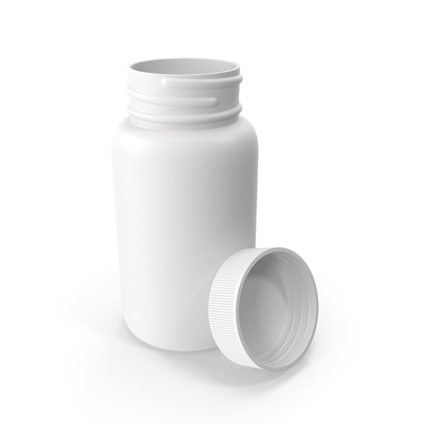 Plastic Bottle Pharma Round 500ml Cap Resting on Bottle PNG & PSD Images Plastic Bottle Pharma Round 500ml Cap Resting on Bottle PNG & PSD Images