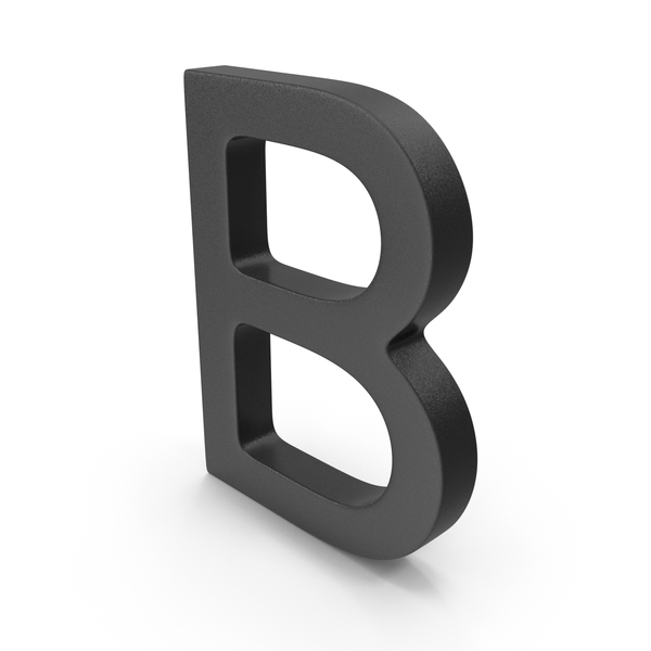 Plastic Capital Letter B PNG Images & PSDs For Download | PixelSquid ...