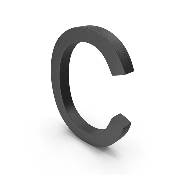 Language: Plastic Capital Letter C PNG & PSD Images