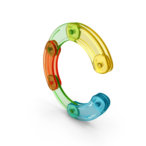 Language: Plastic Constructor Set Letter C PNG & PSD Images