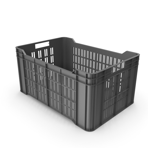 Plastic Crate Black PNG & PSD Images