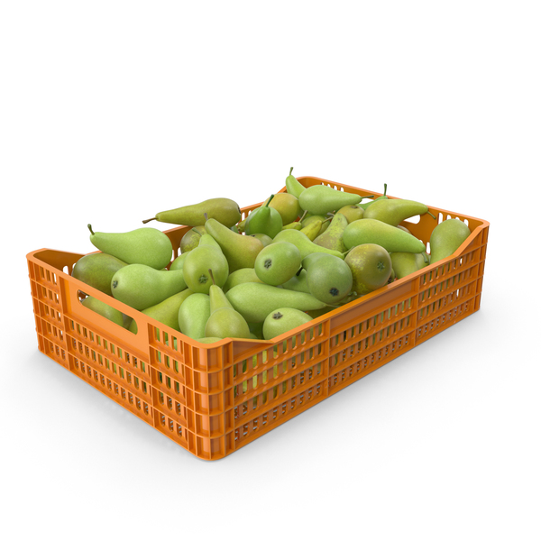 Plastic Crate With Pears PNG & PSD Images Plastic Crate With Pears PNG & PSD Images