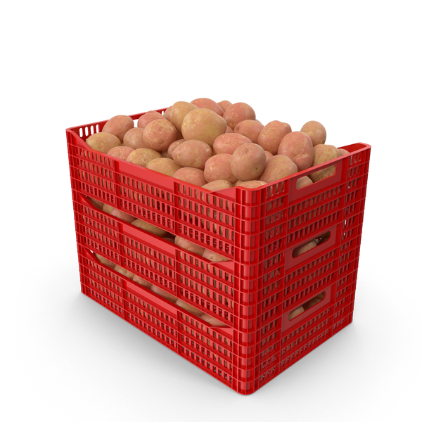 Potato: Plastic Crates of Red Potatoes PNG & PSD Images Potato: Plastic Crates of Red Potatoes PNG & PSD Images